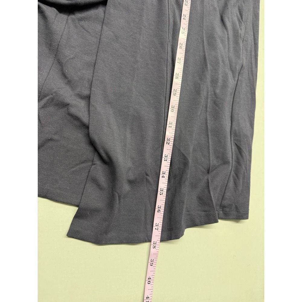 Eileen Fisher Open Front Kimono Knit Cardigan Blue TENCEL™ Pockets Size S - Picture 5 of 10